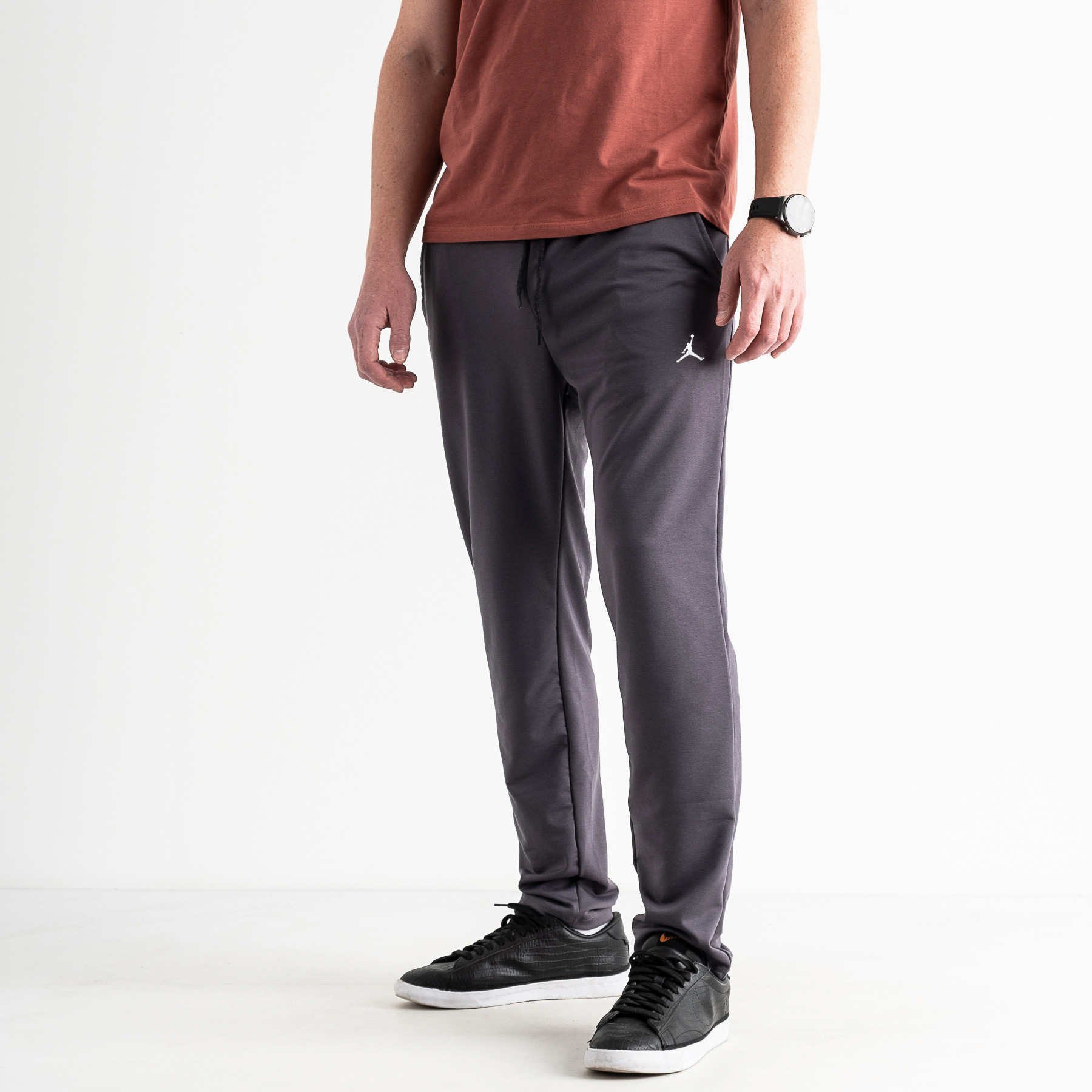 1672-2 ГРАФИТ Yola спортивные штаны мужские из двунитки ( 4 ед. размеры: M.L.XL.XXL)