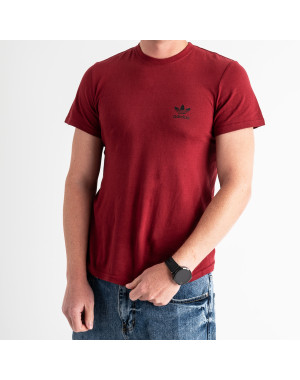 2305-4 БОРДОВАЯ футболка мужская котоновая ( 5 ед .размеры : 48-56)