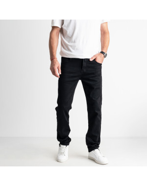 8525-1 MAXQ джинсы мужские чёрные стрейчевые (8 ед. размер: 29.30.31.32/2.33.34.36)