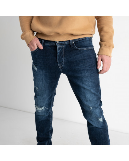 5008 Gabbia джинсы мужские синие стрейчевые (8 ед. размеры: 30.31.32/2.33.34.36.40) Gabbia