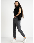 0012-5 темно-серые спортивные штаны женские на флисе (6 ед.размеры: S.M.L.XL.XXL.3XL): артикул 1124646