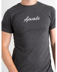 2311-3 СЕРАЯ футболка мужская котоновая (5 ед .размеры : S.M.L.XL.2XL): артикул 1129372