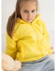2857-6 ЖЕЛТАЯ куртка детская на девочку от 4-х до 8-ми лет (5 ед. размеры: 98.104.110.116.122): артикул 1130669