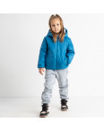 2857-5 БИРЮЗОВАЯ  куртка детская на девочку от 4-х до 8-ми лет (5 ед. размеры: 98.104.110.116.122): артикул 1130672