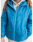 2857-5 БИРЮЗОВАЯ  куртка детская на девочку от 4-х до 8-ми лет (5 ед. размеры: 98.104.110.116.122): артикул 1130672