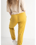1106-35 ГОРЧИЧНЫЙ спортивные брюки женские батальные из двунитки (4 ед размеры: 2XL.3XL.4XL.5XL): артикул 1135362