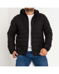 2297-1 LINKEVOGUE куртка мужская чёрная с капюшоном на синтепоне (5 ед. размеры: M.L.XL.2XL.3XL): артикул 1138546