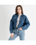 0206-7 A Relucky джинсовая куртка женская синяя стрейчевая ( 6 ед.размеры: S/2.M/2.L/2): артикул 1132369