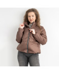 0441-118 КАКАО куртка-зефирка полубатальная женская на синтепоне ( 3 ед. размеры : 48.50.52): артикул 1130861