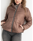 0441-118 КАКАО куртка-зефирка полубатальная женская на синтепоне ( 3 ед. размеры : 48.50.52): артикул 1130861
