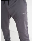 4217-2 ГРАФИТОВЫЕ YOLA спортивные штаны мужские из двунитки ( 4 ед.размеры: M.L.XL.2XL): артикул 1132694