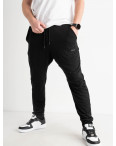 4217-1 ЧЕРНЫЕ YOLA спортивные штаны мужские из двунитки ( 4 ед.размеры: M.L.XL.2XL): артикул 1132693