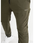 4217-3 ХАКИ YOLA спортивные штаны мужские из двунитки ( 4 ед.размеры: M.L.XL.2XL): артикул 1132695