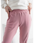 1113-91 ПУДРОВЫЕ спортивные штаны женские из трехнитки на флисе (4 ед. размеры: S.M.L.XL): артикул 1130982