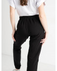 0021-1 ЧЕРНЫЕ спортивные брюки женские из турецкой двунитки ( 4 ед.размеры: S.M.L.XL): артикул 1132958