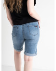 3035 # New Jeans джинсовые шорты женские батальные голубые стрейчевые (6 ед.размеры: 31.32.33.34.36.38): артикул 1134280