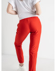 1105-15 КРАСНЫЕ спортивные брюки женские из двунитки (4 ед размеры: S.M.L.XL): артикул 1135367