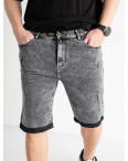 0804 New Jeans джинсовые шорты мужские полубатальные серые стрейчевые (8 ед.размеры: 32.33.34.35.36.38.40.42): артикул 1134203