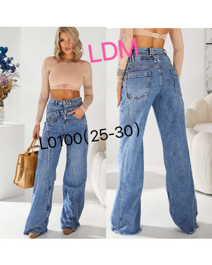 0100 # голубые женские джинсы (LDM, 6 ед. размеры норма: 25. 26. 27. 28. 29. 30) выдача на следующий день      LDM