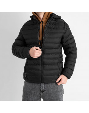 11002-13 ЧЕРНАЯ куртка мужская на синтепоне (3 ед. размеры:.L.XL.2XL)