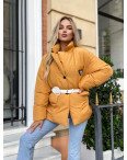 8020-8 TREND ЖЕЛТАЯ куртка женская на синтепоне (2 ед. размеры: M.L): артикул 1137425