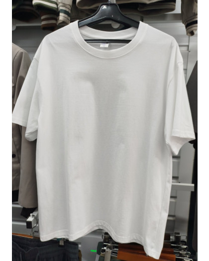 2295-10 * белая мужская футболка (оверсайз, 5 ед. размеры норма: М. L. XL. 2XL. 3XL) выдача на следующий день Футболка