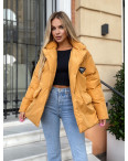 8020-8 TREND ЖЕЛТАЯ куртка женская на синтепоне (2 ед. размеры: M.L): артикул 1137425