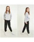 1290 серый спортивный костюм на девочку 6-11 лет (3 ед. размеры: M.XL.2XL): артикул 1120973
