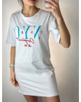 1143 бежевая и белая женская туника-платье (MINIMAL, 4 ед. один универсальный размер: S-M): артикул 1144988