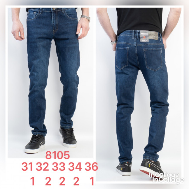 8105 # синие мужские джинсы (RTROOSS, стрейч, 8 ед. размеры норма: 31. 32. 32. 33. 33. 34. 34. 36) выдача на следующий день                RTROOSS: артикул 1153939