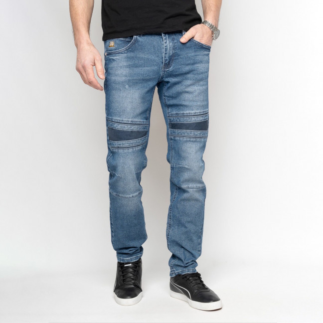 8346 FANGSIDA  джинсы мужские синие стрейчевые (8 ед. размеры: 31.32.2/33.2/34.36.38) Fangsida: артикул 1137500