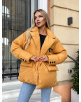 8020-8 TREND ЖЕЛТАЯ куртка женская на синтепоне (2 ед. размеры: M.L): артикул 1137425
