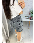 0094-1 CL Relucky шорты джинсовые женские серые стрейчевые ( 6 ед. размеры: 25.26.27.28.29.30) : артикул 1128909