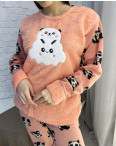 1012-31 ПУДРОВАЯ пижама женская махровая (3 ед. размеры: L.XL/2): артикул 1130889