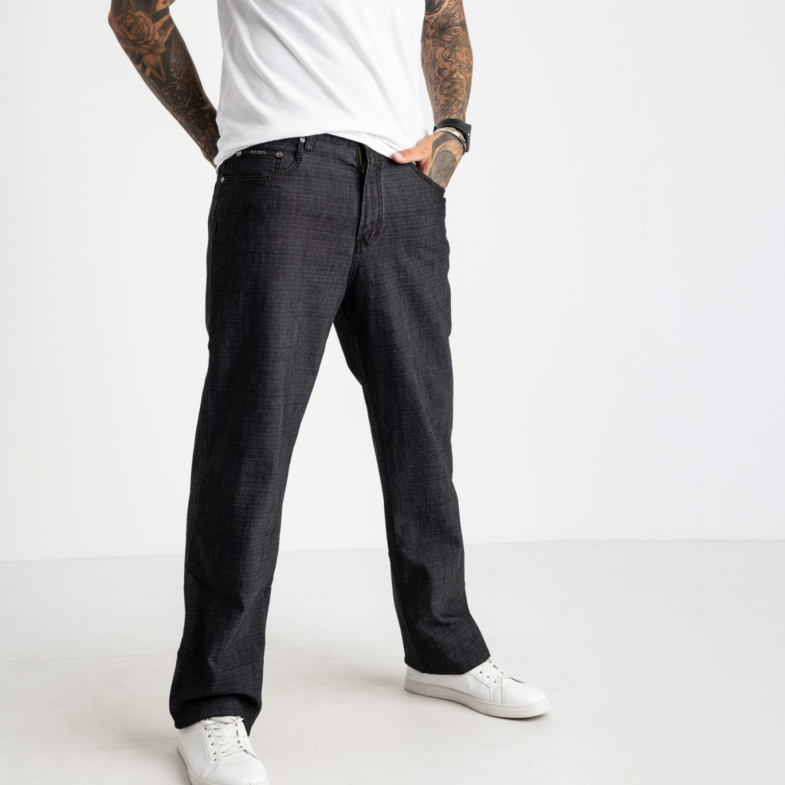 0182-1 Hugo Boss джинсы мужские серые стрейчевые (6 ед.размеры: 30.31.32.33.34.36)