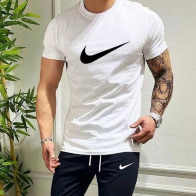 20205-10 БЕЛАЯ футболка мужская с накаткой ( 5 ед.размеры: M. L. XL. 2XL. 3XL )   Футболка: артикул 1134778