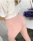 8056-6 Yimeite розовые брюки женские стрейчевые (6 ед. размеры: 25.26.27.28.29.30): артикул 1121603