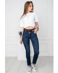 8065 OK&OK джинсы женские синие стрейчевые (6 ед. размеры: 25.26.27.28.29.30): артикул 1123520