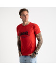 2612-3 красная футболка мужская с принтом (4 ед. размеры: M.L.XL.2XL): артикул 1120968