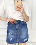 0022-124-3 юбка джинсовая синяя котоновая (3 ед. размеры: 38/2.40): артикул 1122918
