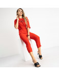 9005-3 красный спортивный костюм женский полубатальный ( 5 ед. размеры: 46.48.50.52.54) : артикул 1122371