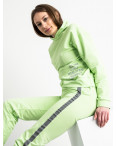 1550-43 салатовый спортивный костюм юниор на девочку из двунитки (4 ед. размеры: 146/4): артикул 1120097