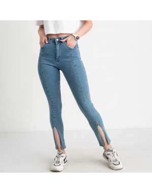 0808 Plus Denim джинсы голубые с разрезом стрейчевые (8ед. размеры: 34.36/2.38/2.40/2.42)