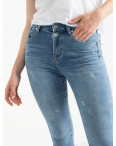0690 New Jeans американка полубатальная голубая стрейчевая (6 ед. размеры: 28.29.30.31.32.33): артикул 1121478