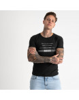 2619-1 черная футболка мужская с принтом (4 ед. размеры: M.L.XL.2XL): артикул 1121048