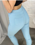8032-7 Yimeite голубые брюки женские стрейчевые (6 ед. размеры: 25.26.27.28.29.30): артикул 1121595
