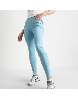 8039-9 Yimeite светло-голубые брюки полубатальные женские стрейчевые (6 ед. размеры: 28.29.30.31.32.33)