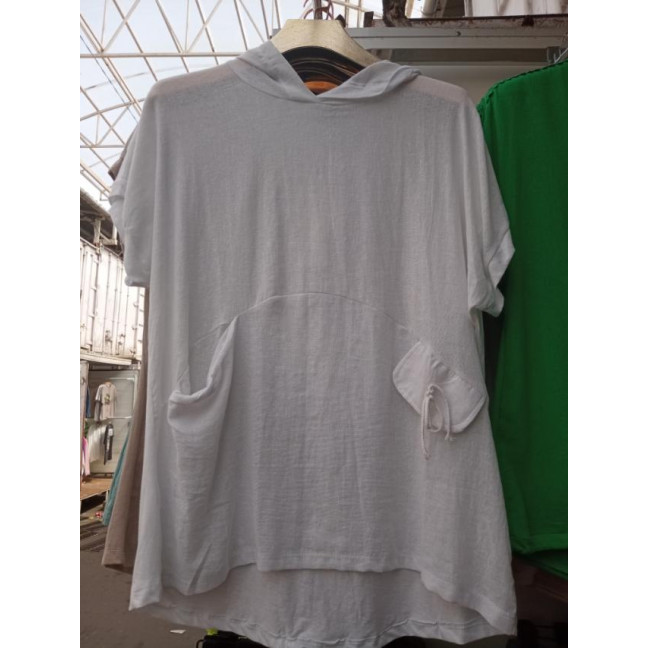 35651-6* белая женская футболка (лён, 4 ед. размеры батал: 3XL. 4XL. 5XL. 6XL) выдача на следующий день Футболка: артикул 1145211