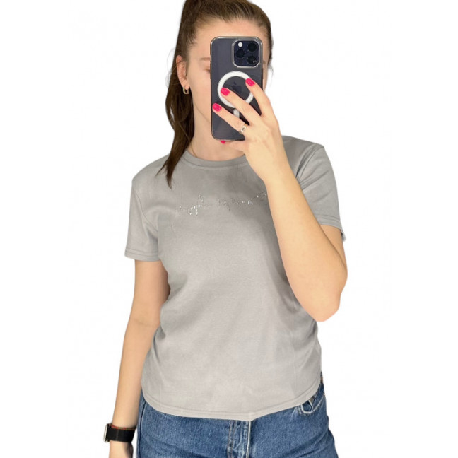 27064-6* серая женская футболка (LEVISHA, 3 ед. размеры норма: 42. 44. 46) выдача на следующий день LeVisha: артикул 1144169
