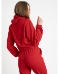 1523-10 Mishely красный женский спортивный костюм из двунитки (4 ед. размеры: S.M.L.XL): артикул 1122180